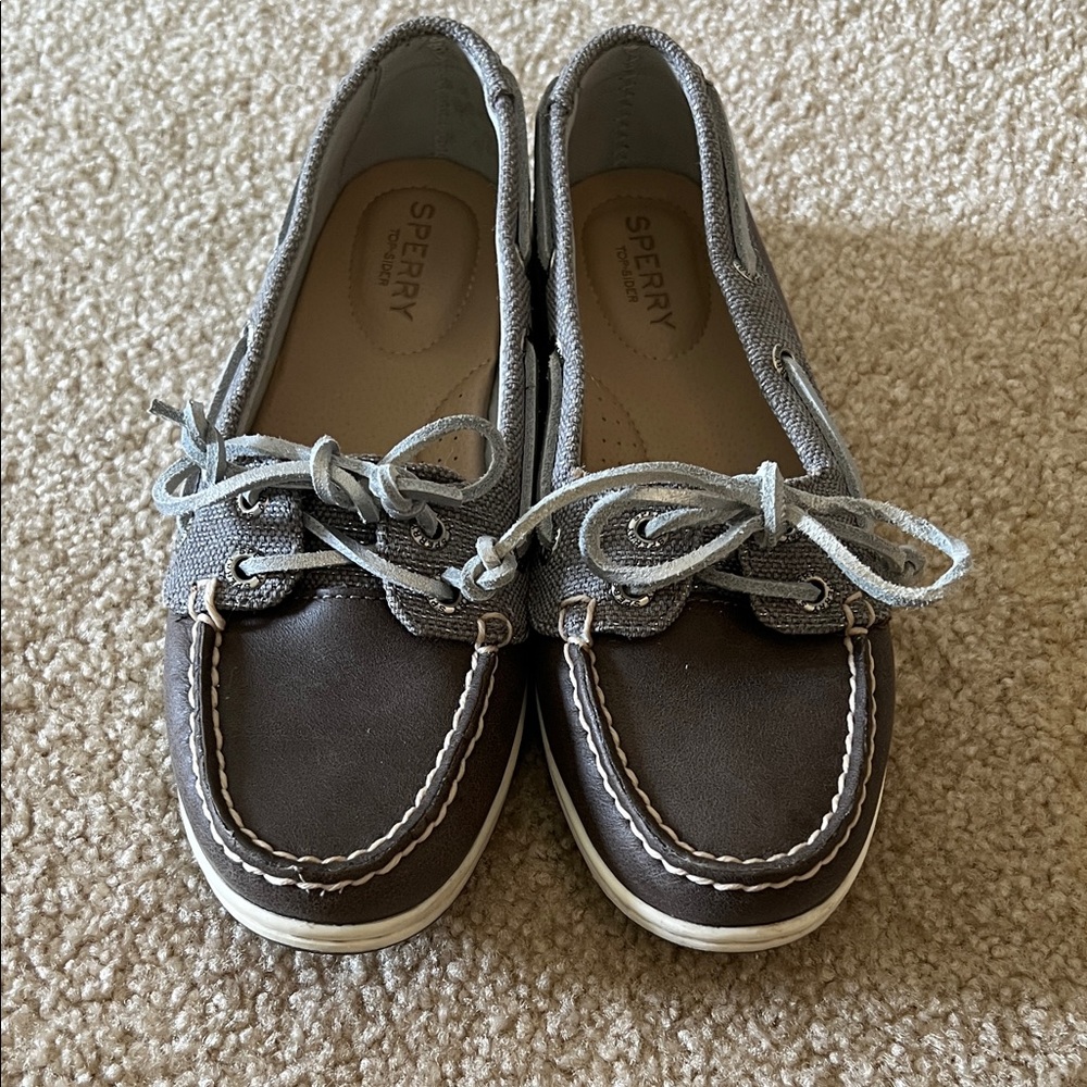 Sperry Women's Gray and Brown Loafers